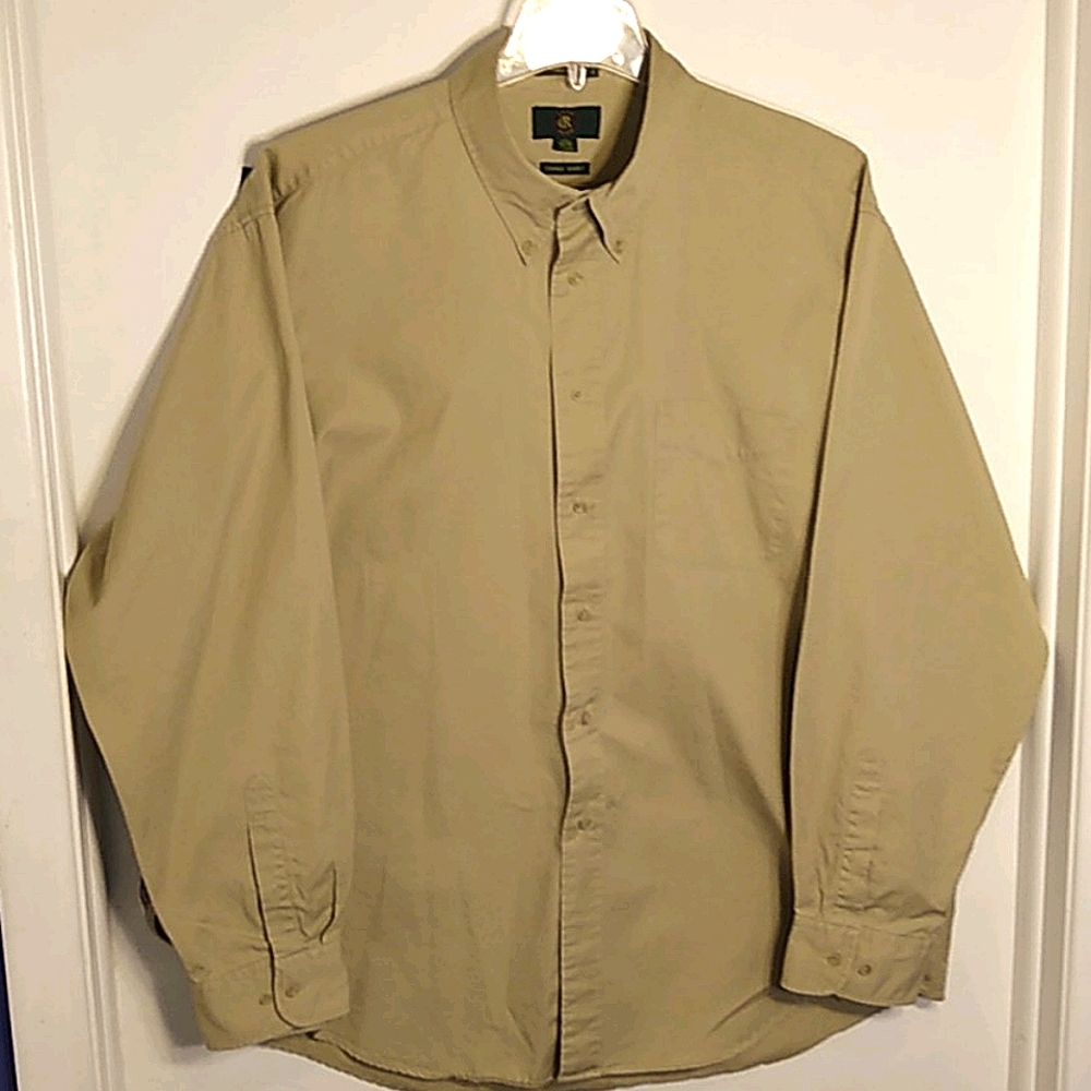 👍Club Room 17.5 Long Sleeve Button Down Shirt